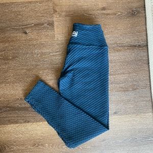 Booty By Brabants Croco Skin Leggings in Below Zero